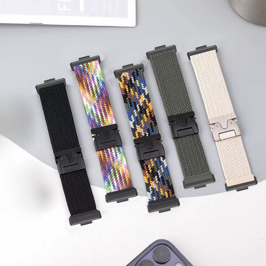 CHIICSMART Uhrenarmband Nylon, Bunt, Huawei Watch Fit - Bild 2