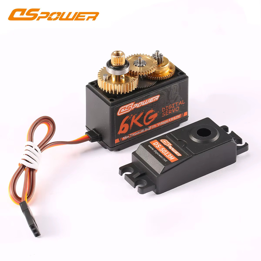 DSPOWER Digitaler Servo, wasserdichter Metall-/Kunststoff-Getriebemotor - Bild 2