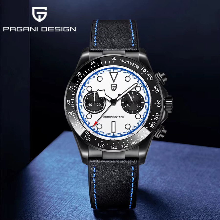 Pagani Design Chronograph, Quarz, Edelstahl, Saphirglas, Herren - Bild 2