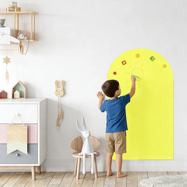 Magnetische Tafelaufkleber Graffiti-Wand von 魅集 zur Wandmontage, Breite: 80 cm, Höhe: 40 cm - Bild 1