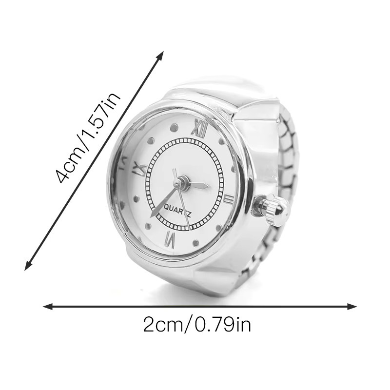 Wecin Ringuhr, Analoguhr, Legierung, Roségold, Herren - Bild 3