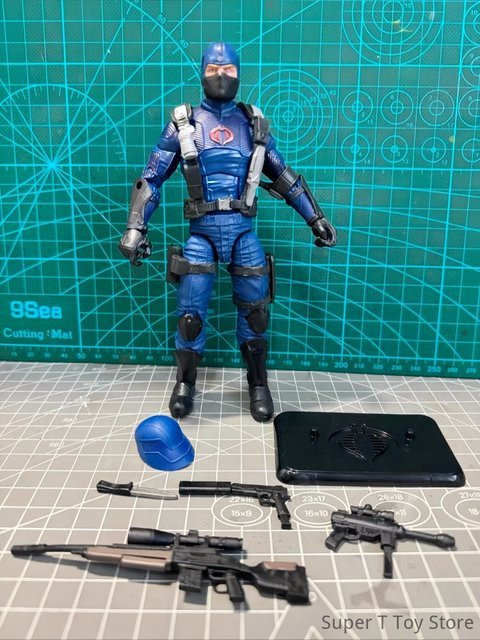 Hasbro GI. Joe Classified Series Retro Snake Eyes Actionfigur, Blau, ab 4 Jahren - Bild 1