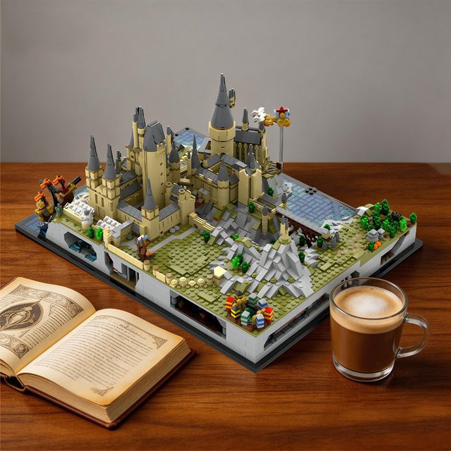 Gobricks Zauberer-Schloss, Bausteine Modell, Erweiterung - Bild 1