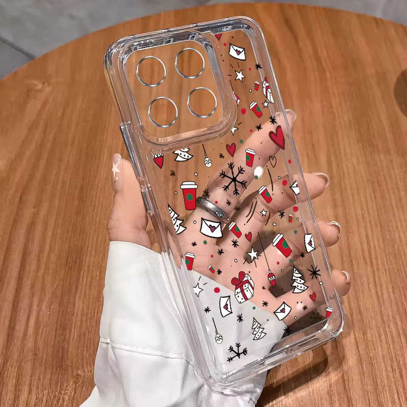 Stoßfeste Silikon Handyhülle mit Weihnachtsbaum-Design für Xiaomi Redmi Note 14 Pro Plus 5G, 13, 12 Pro, 13C, 14C - Bild 3