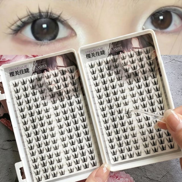 Künstliche Wimpern, Black, 9-13 mm, Natürlich - Bild 1