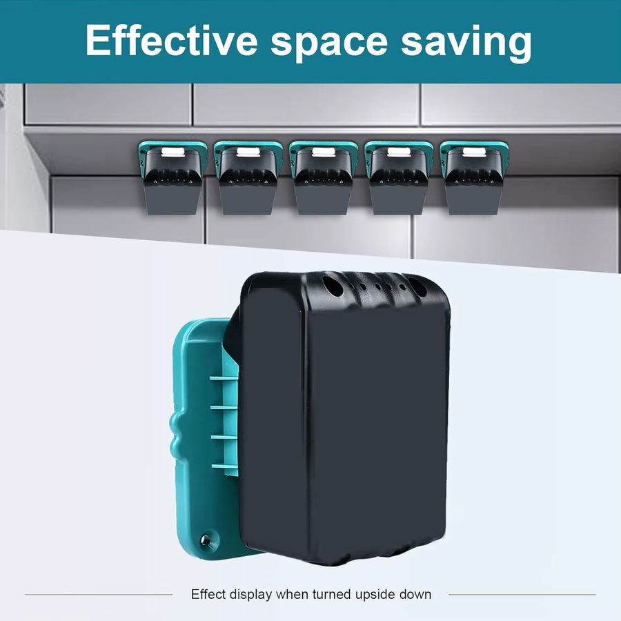 5er Set Batterie Halterung Wandhalterung für Makita 14,4 V und 18V Li-Ion Akkus - Bild 4