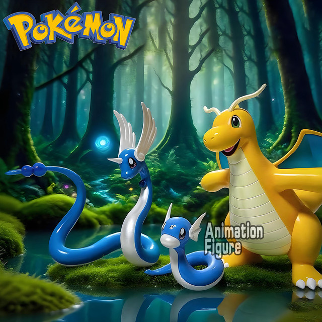 Bandai Pokémon Dragonair Evolutionary Group Actionfiguren, PVC - Bild 1