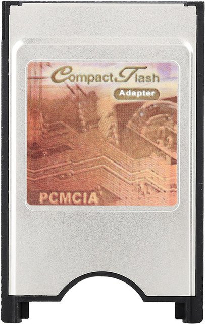 PCMCIA CompactFlash PC-Kartenleser Plug-and-Play-Adapter in Silber - Bild 1