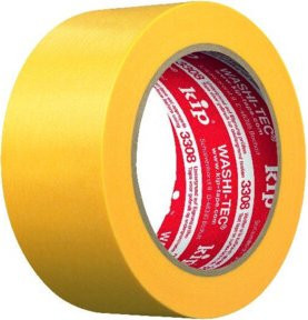 Kip 3308 WASHI-TEC PREMIUM PLUS Goldkrepp in Gelb, Breite: 48 mm, Länge: 50 m - Bild 1