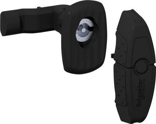 Schneider Electric Spacial S3HD Schloss mit Doppelschiene und 3mm Schlüssel in Schwarz - Bild 1