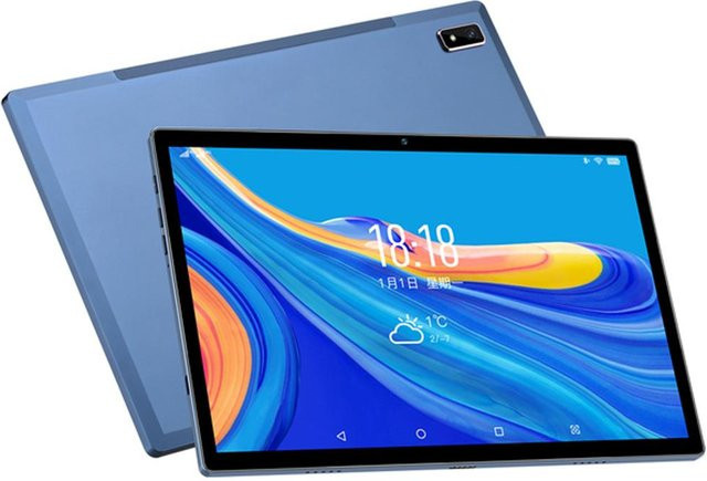 BDF P30 Pro Tablet 10,1 Zoll Android 12, 8GB RAM, 256GB Speicher, 4G LTE, Dual SIM, Wi-Fi, GPS, Blau - Bild 1
