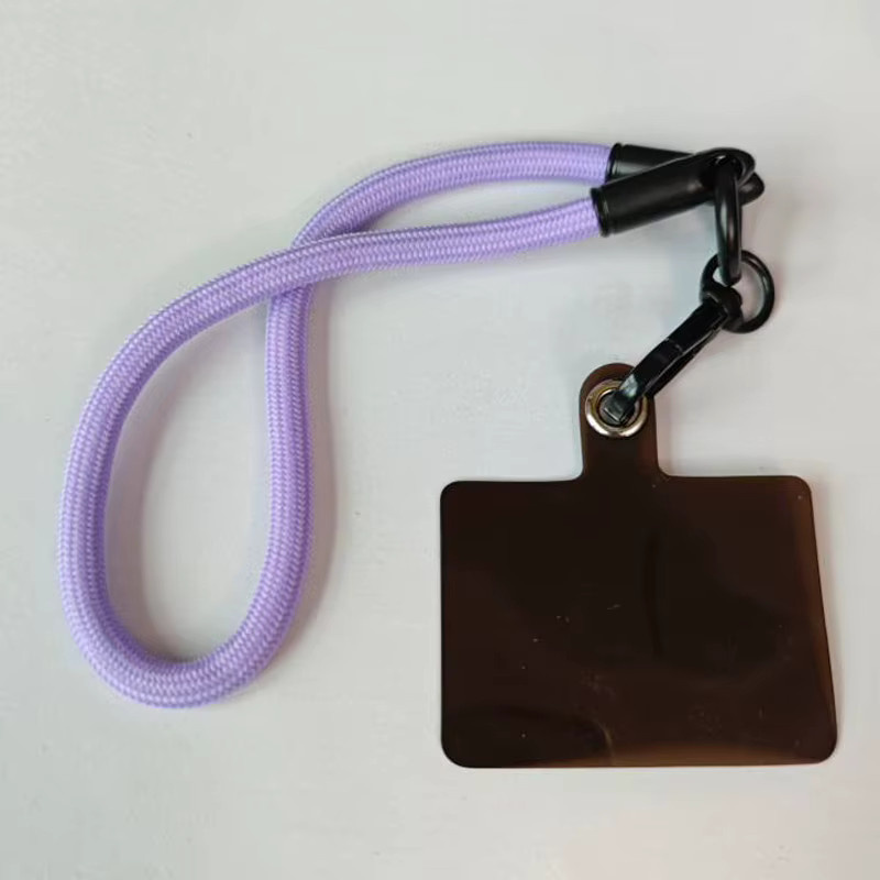 WSSHE Handy-Handgelenk-Lanyard in Gelb mit Kartenhalter und abnehmbarer Anhängerkette für iPhone und Samsung - Bild 3