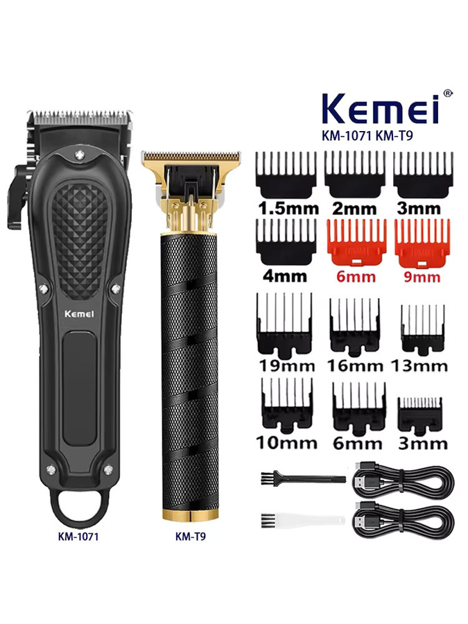 Kemei Haarschneider und Barttrimmer, Schwarz, Herren - Bild 5