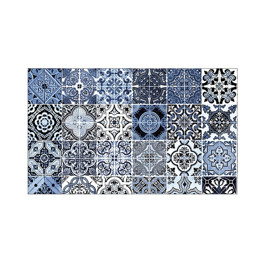 MySpotti Küchenrückwand Profix Cucina Stefano aus Aluminium, Blau-Weiß, B: 100 cm, H: 60 cm - Bild 2