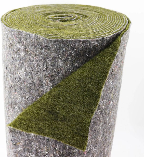 Aquagart Ufermatte Grün Böschungsmatte für die Teichfolie B: 200 cm, T: 50 cm - Bild 1