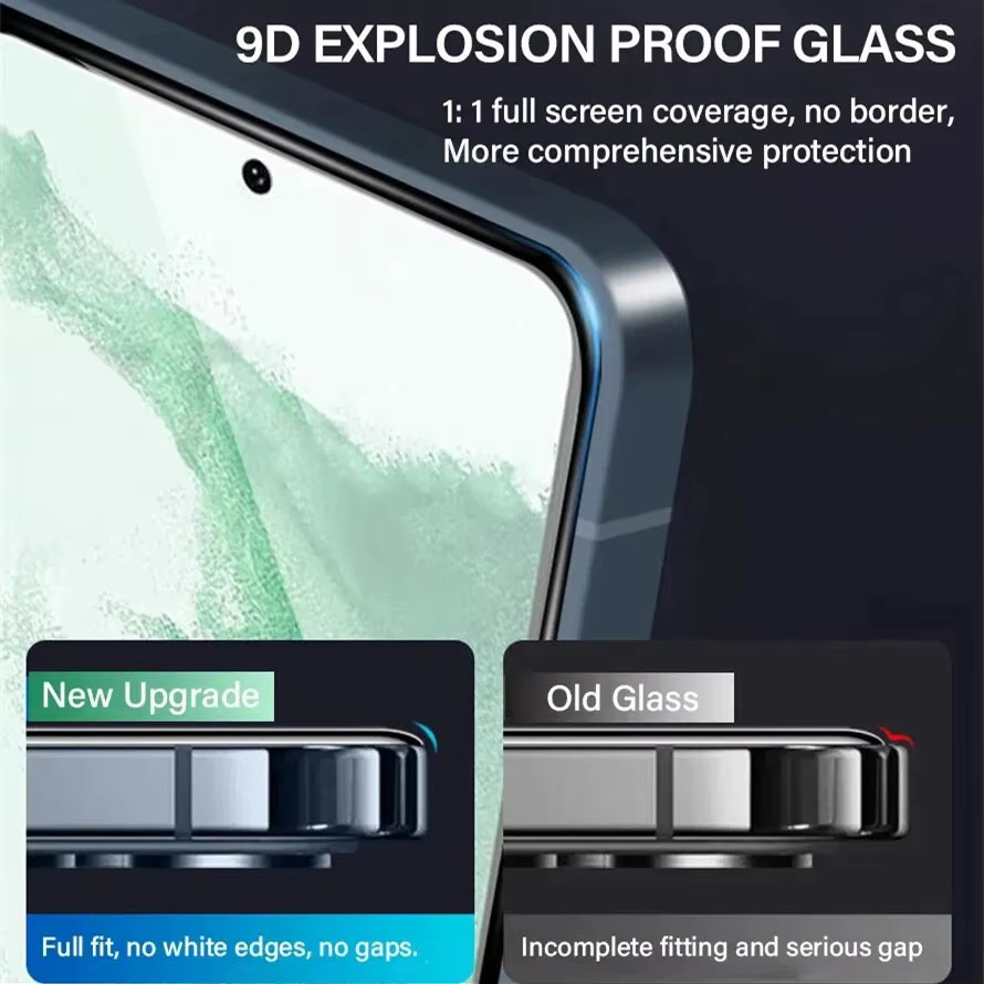 2er-Set gehärtetes Glas Displayschutz mit Fingerabdruck-Entsperrung für Samsung Galaxy S25 Ultra S24 Ultra S25 S24 Plus in Transparent - Bild 5
