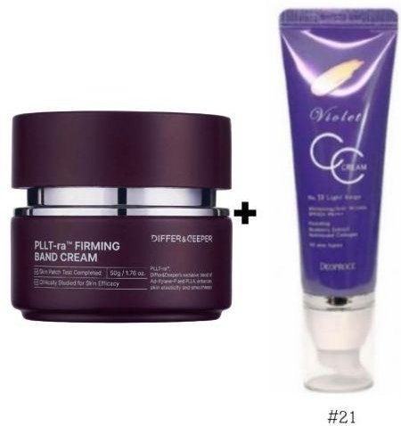 DIFFER&DEEPER PLLT-RA Straffende Band-Creme, 50 g, Poly-L-Milchsäure-Komplex - Bild 1