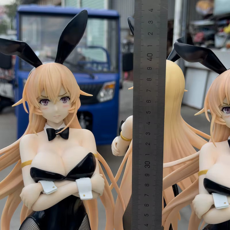 Bandai Food Wars Shokugeki No Soma Erina Nakiri 1/4 Bunny Ver. Anime-Figur in Multicolor mit blonden Haaren - Bild 3