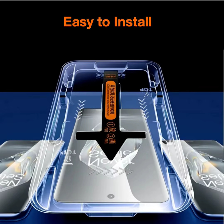 2 Stück Displayschutzfolie aus gehärtetem Glas für Huawei Pura 80 70 Ultra P60 P50 P40 P30 Pro inklusive staubfreier Kabine und Einfüllbox, transparent - Bild 3