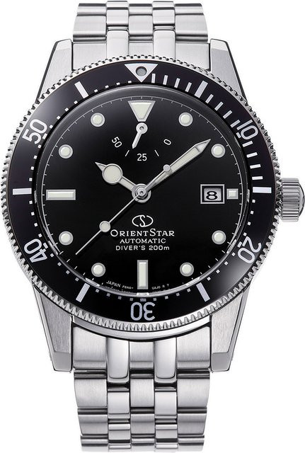 Orient Star Armbanduhr Sport Diver, Automatik, Edelstahl, Schwarz, 41 mm, Herren - Bild 1