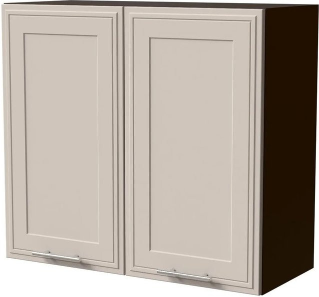 Feldmann-Wohnen Hängeschrank Salo in Lava und Kaschmir Matt mit Kassettenoptik, B/T/H: 80 x 32,5 x 72 cm - Bild 1