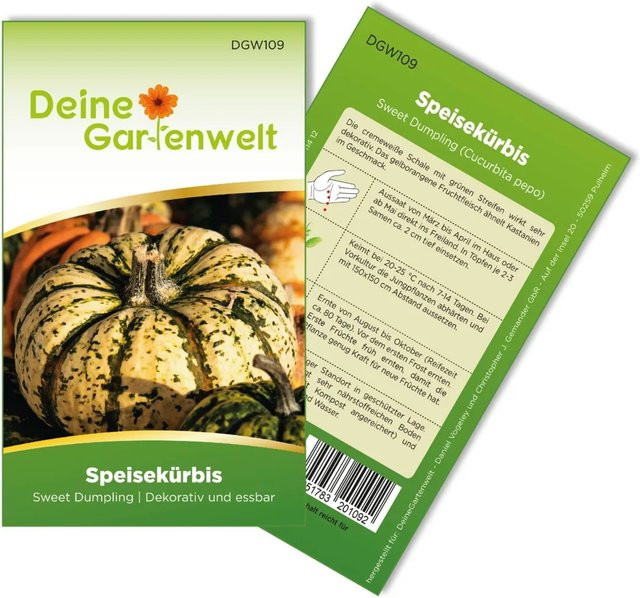 Deine Gartenwelt Kürbis Sweet Dumpling Gemüsesamen - Bild 1