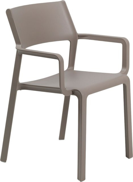 Nardi Trill Armlehnstuhl aus Kunststoff in Grau Matt für Garten, Balkon und Terrasse - Bild 1