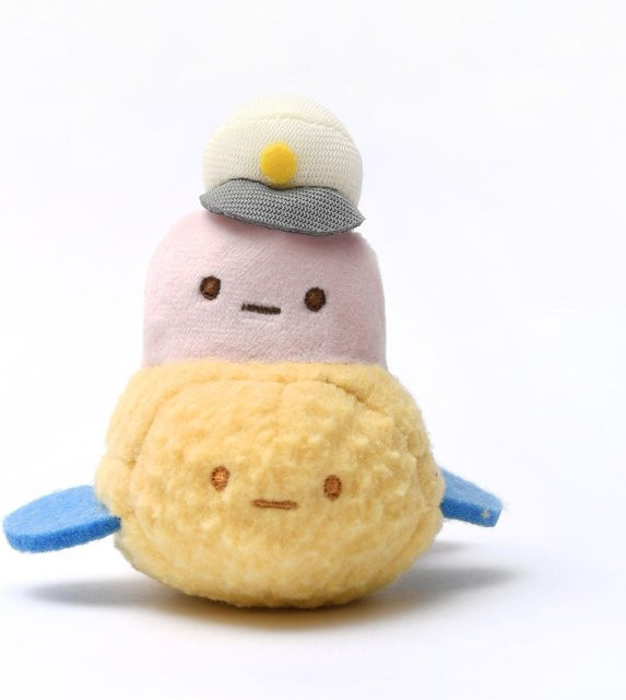 PRELEXT Sumikko Gurashi Plüsch Schlüsselanhänger, Tempura Frittierte Garnele, ab 14 Jahren - Bild 1