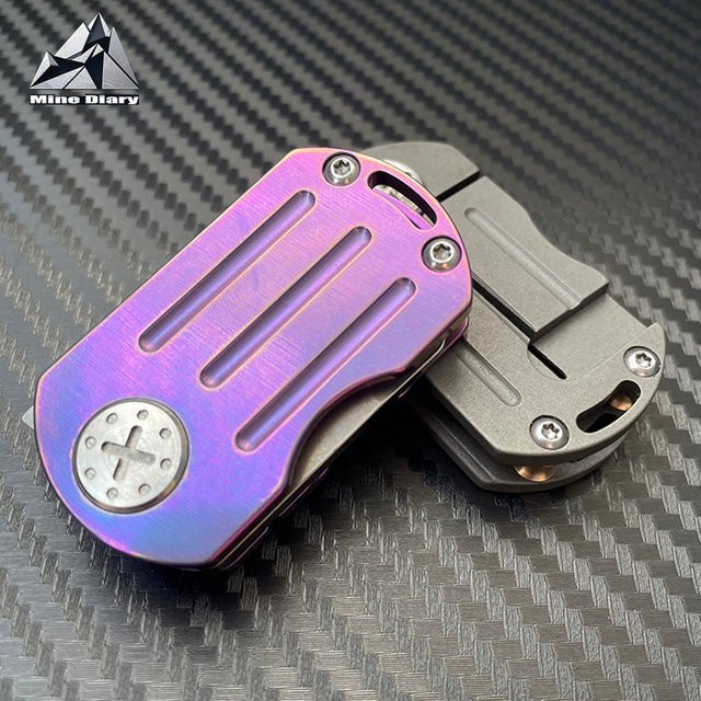 Mine Diary Fidget Faltbare Spielzeuge, Titan-Legierung, Metall-Fidget-Spielzeuge - Bild 1