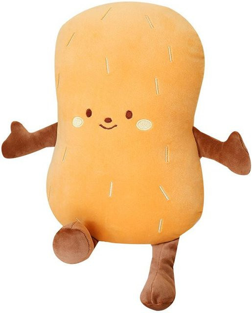 Yiran toy Erdnuss Plüschtier Kissen, interaktives Spielzeug, 65cm - Bild 1