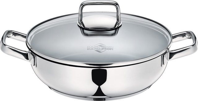 neuetischkultur Servierpfanne PISA COOK mit Keramikbeschichtung und Edelstahl in Silber - Bild 1