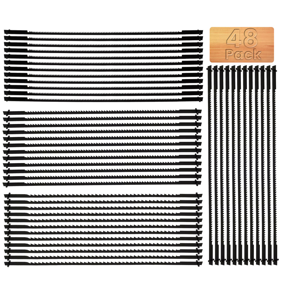 Toorise Scroll Sägeblatt Set aus SK5 Carbon Stahl in Schwarz für die Holzbearbeitung - Bild 3