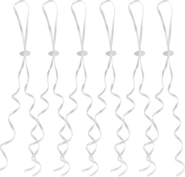 LQDIANTANG Ballon-Verschlussclips zum Nicht-Knoten, 50 Stück, Weiß, Kunststoff-Deko-Zubehör für Geburtstag und Hochzeit - Bild 1
