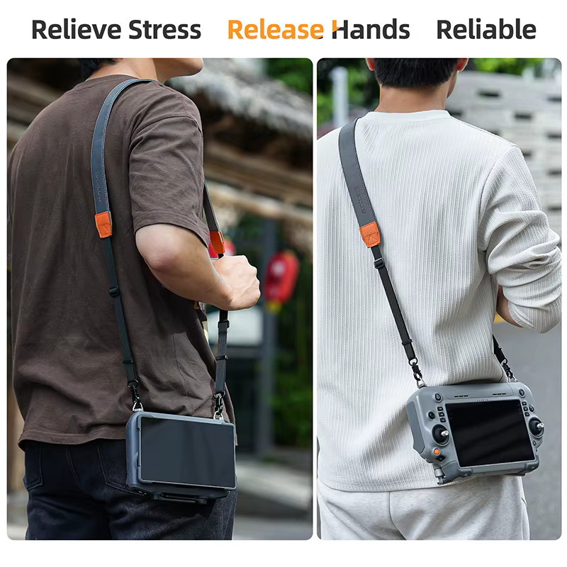 SZKOSTON Fernbedienungs-Schlüsselband Halsband Trageriemen in Schwarz für RC 2, RC Pro, RC Plus, Air 3 und Mini 4 Zubehör - Bild 3