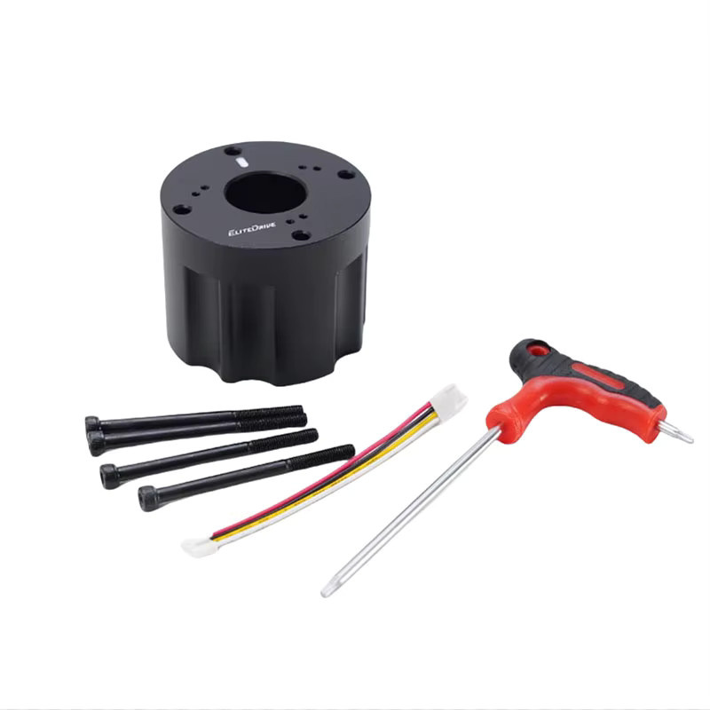 Simube Extension Simulationsspielzubehör für Fanatec DD/DD+ Basis aus Aluminiumlegierung, Schwarz, 58 mm - Bild 2