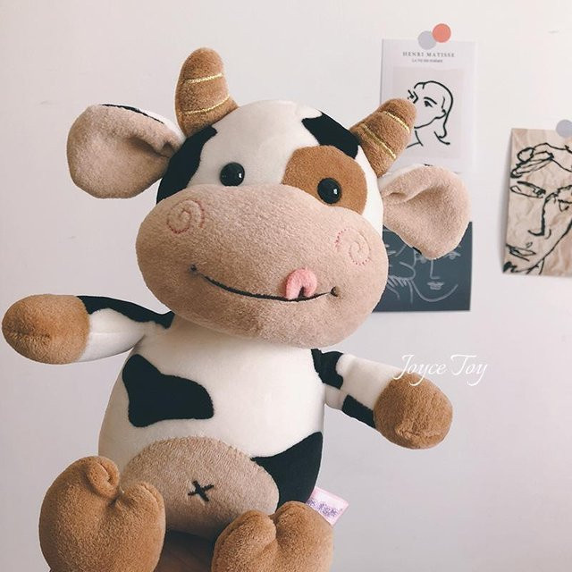 Joyful toys Wade Harpy niedliche Kuh Plüschtier Stoffpuppe, 35cm - Bild 1