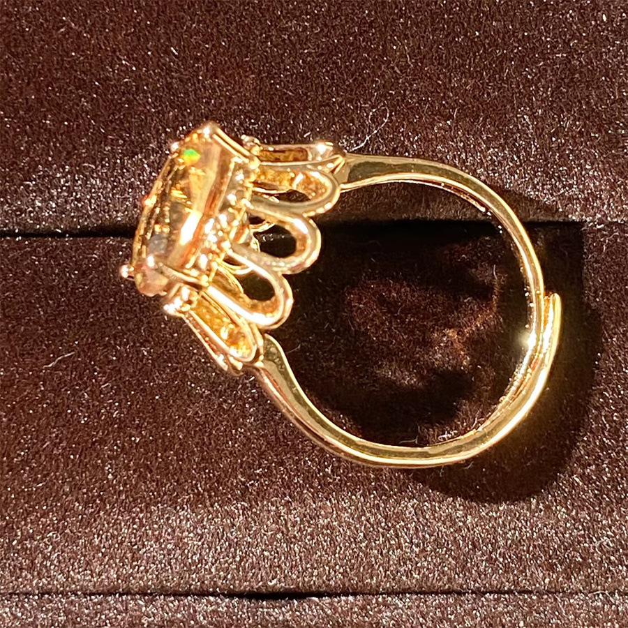 BOCARMAN Ring Kupfer, Sultanit, Damen, Vintage - Bild 3