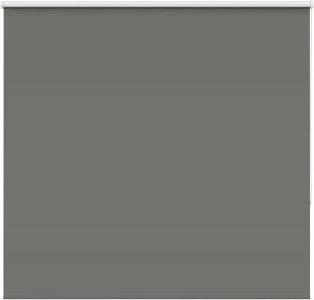 vidaXL Verdunkelungsrollo Grau aus Polyester mit Wärmedämmung B: 150 cm, H: 150 cm - Bild 1
