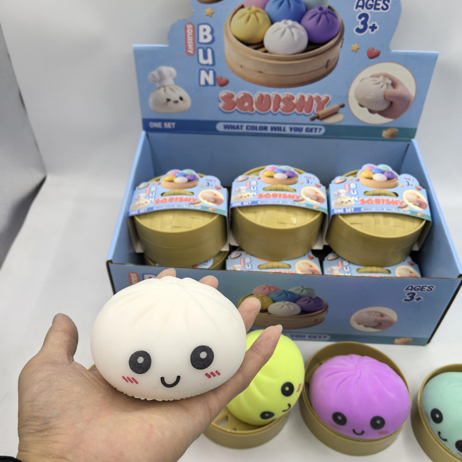 Yiran toy 1 Weiche Stressabbau-Bälle mit simuliertem Bambusdämpfer - Bild 3