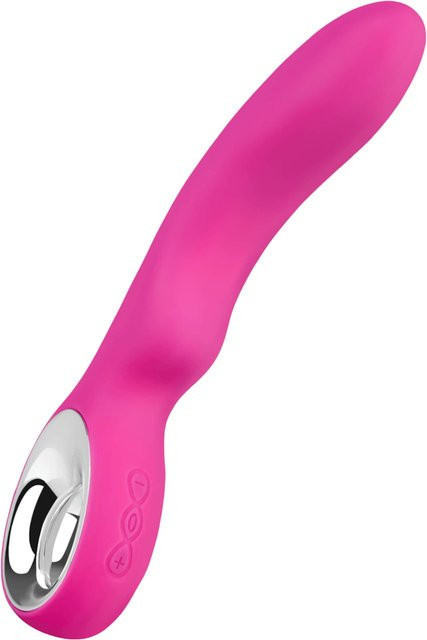 Deluxe G-Punkt-Vibrator in Pink und Silber, Länge: 25 cm - Bild 1
