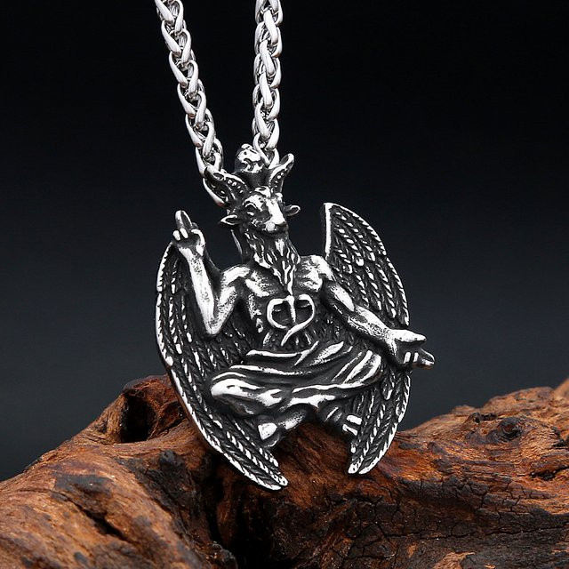 owlucky Anhänger Edelstahl, Vintage, Silber, Unisex - Bild 1