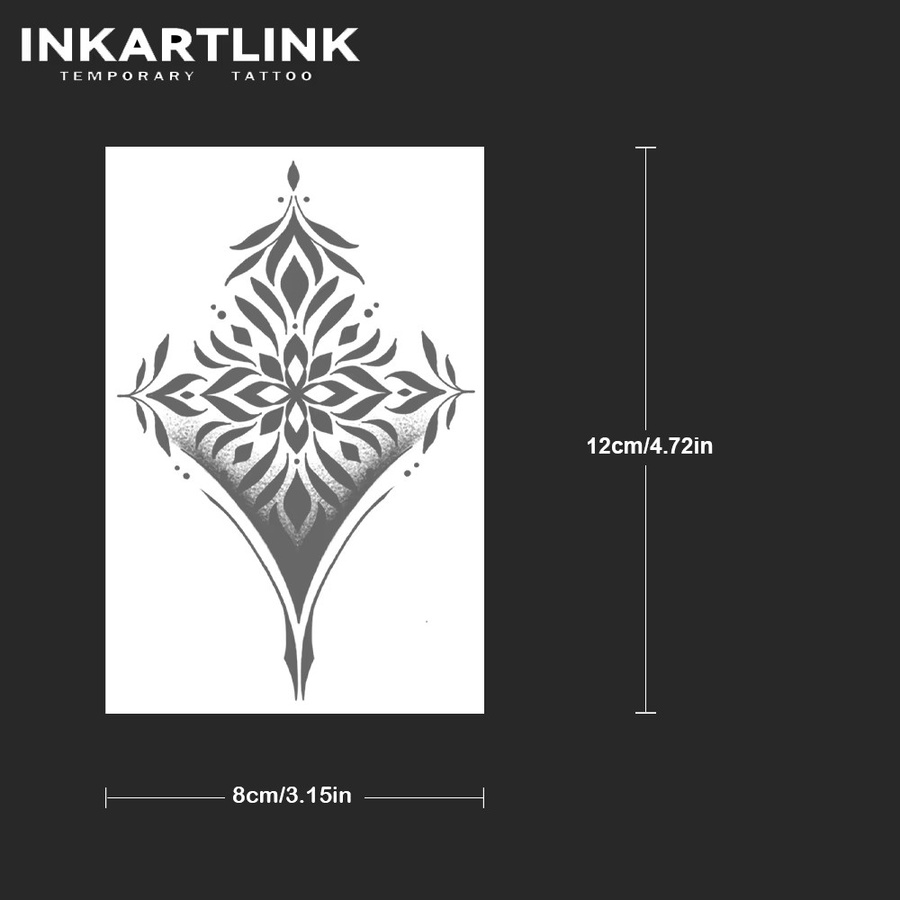 INKARTLINK Minimalistischer Saft-Tattoo-Patch, wasserfest - Bild 4