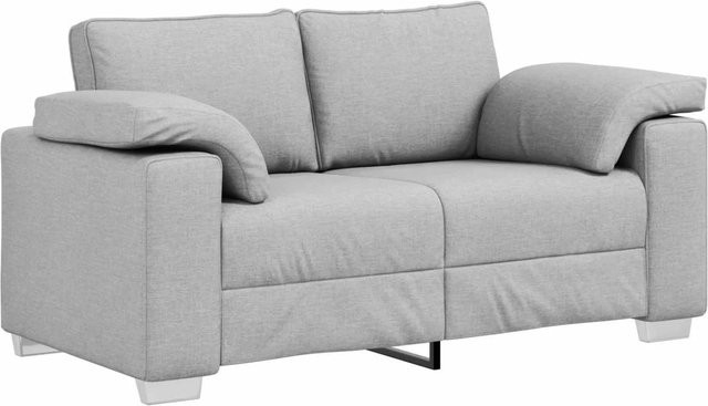 vidaXL Sofa Wolkengrau mit Stoffbezug und Armlehnen B/T/H: 160 x 80 x 82 cm - Bild 1