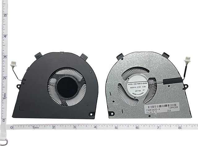 GZEELE Laptop-CPU-Lüfter für DELL Vostro 16-5620 5625 5630 und Inspiron 5620 7620 5630 in Schwarz - Bild 1