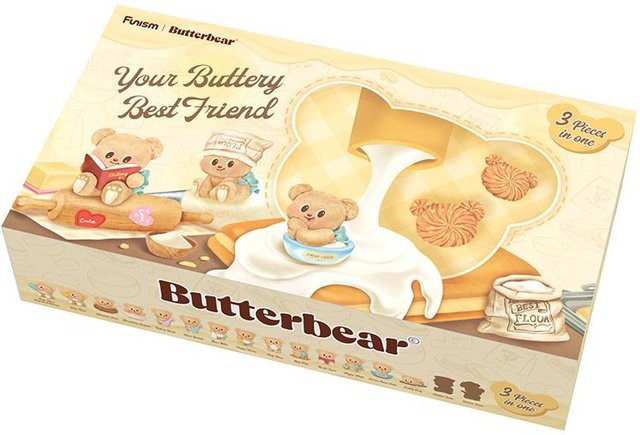 FUNISM ButterBär Kopf Backen Kuchen Moe Korn Blindbox, Figur, ab 14 Jahre - Bild 1