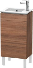 Duravit L-Cube Waschtischunterschrank in Nussbaum Natur, stehend, mit Tür rechts, B/T/H: 42 x 29,4 x 70,4 cm - Bild 1