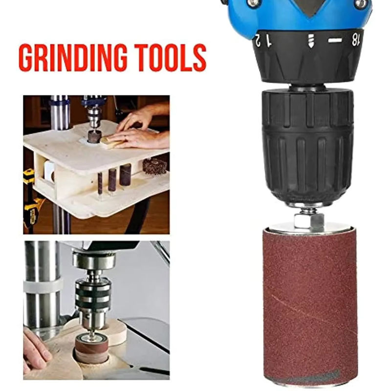 VIBRATITE 20-teiliges Trommelschleifset mit Gummispindel für Bohrmaschinen - Bild 3