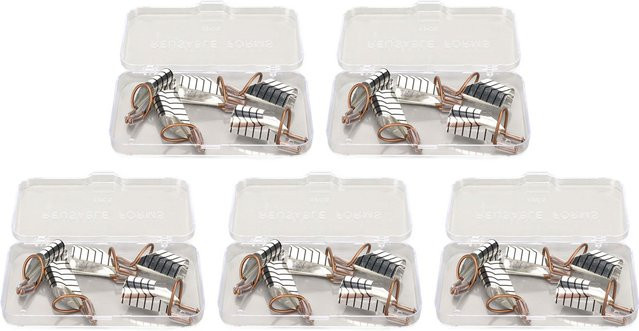Koogeelife Nagelverlängerungsformen, Aluminiumrahmen, 25 Stück, White - Bild 1