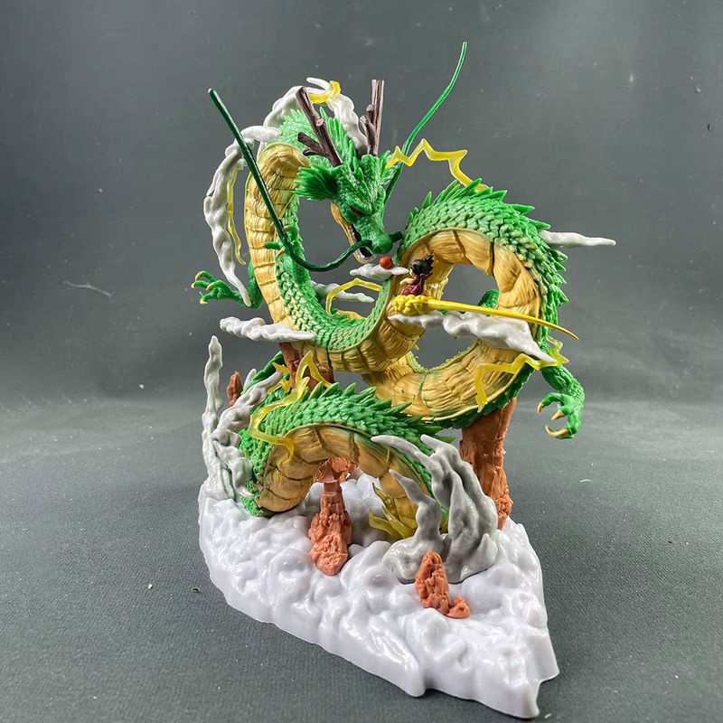 Bandai Dragon Ball Z Anime Sammelfiguren Set mit Shenron und Kind Goku aus Kunststoff, mehrfarbig, Höhe: 20,5 cm - Bild 3