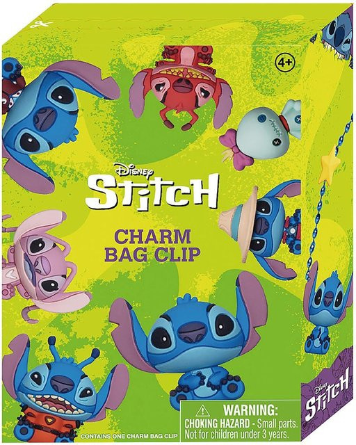 Disney Stitch Charm Bag Clip, Rucksackanhänger, ab 4 Jahren - Bild 1